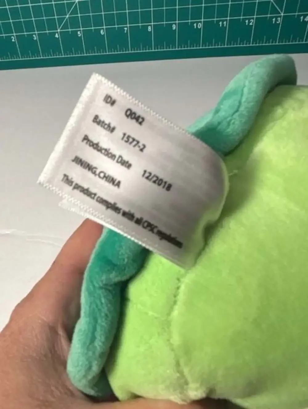 Squishmallows green turtle